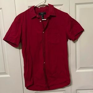 Forever 21 men red button up